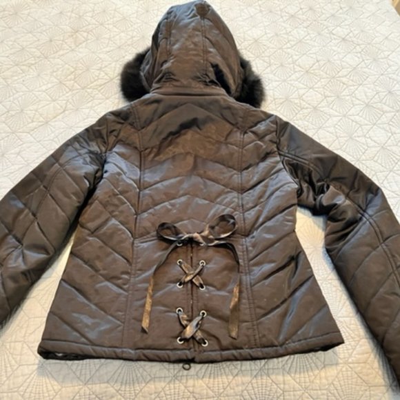 Harley Davidson Quilted Hooded Jacket - Picture 2 of 7